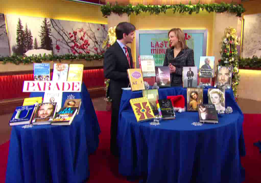 Chatting about books with George Stephanopoulos on Good Morning America